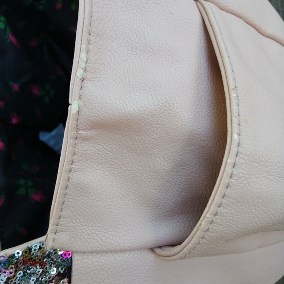 Sold on M betsey johnson glitter bow tote bag - Picture 7 of 9